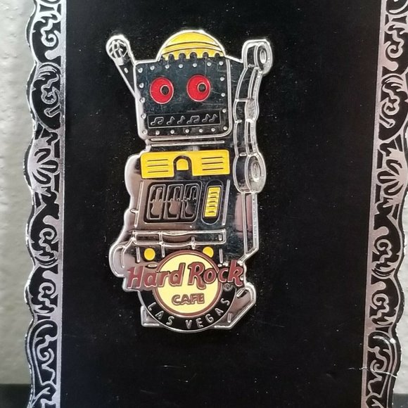 Hard Rock Cafe Las Vegas Robot Slot Machine Pins - Picture 3 of 5